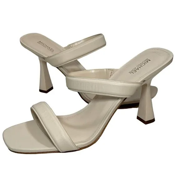 Michael Michael Kors Women Double Strap Slide Sandals Clara Size US 10 New - Picture 2 of 6